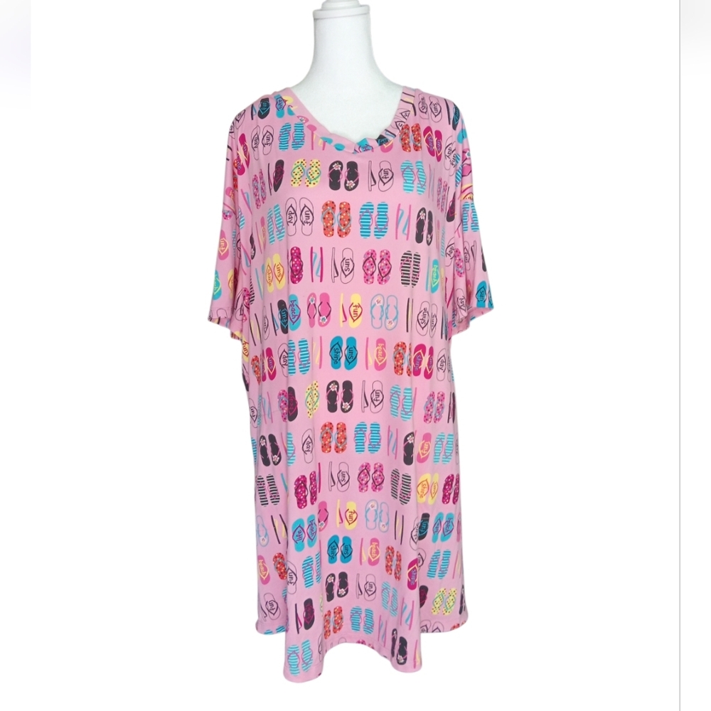Secret Treasures Pink Flip-Flop Chemise
